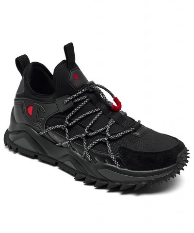 Men's Sedge 93 Trail Hiking Sneakers Black $30.80 Shoes