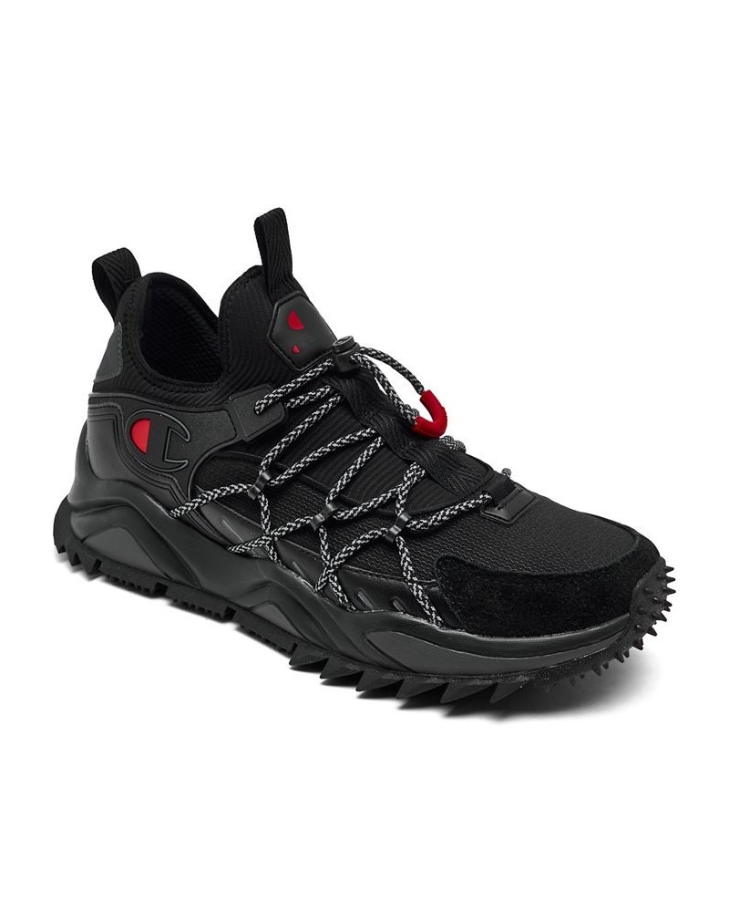 Men's Sedge 93 Trail Hiking Sneakers Black $30.80 Shoes