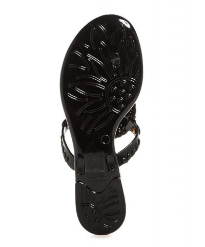 Women's Georgica Jelly Sandals Black $25.80 Shoes