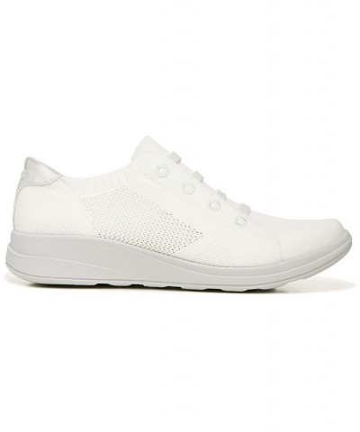 Golden Knit Washable Slip-on Sneakers White $44.20 Shoes