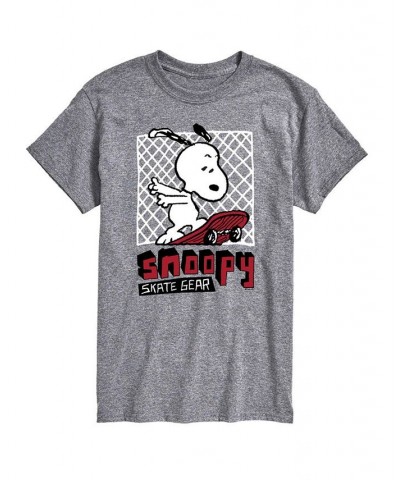 Men's Peanuts Skate Gear T-shirt Gray $17.50 T-Shirts