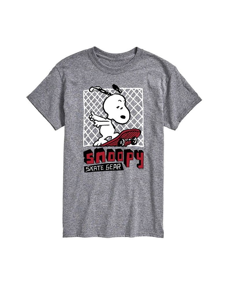 Men's Peanuts Skate Gear T-shirt Gray $17.50 T-Shirts