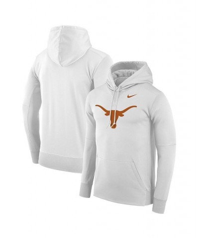 Men's White Texas Longhorns Performance Pullover Hoodie $43.20 Sweatshirt