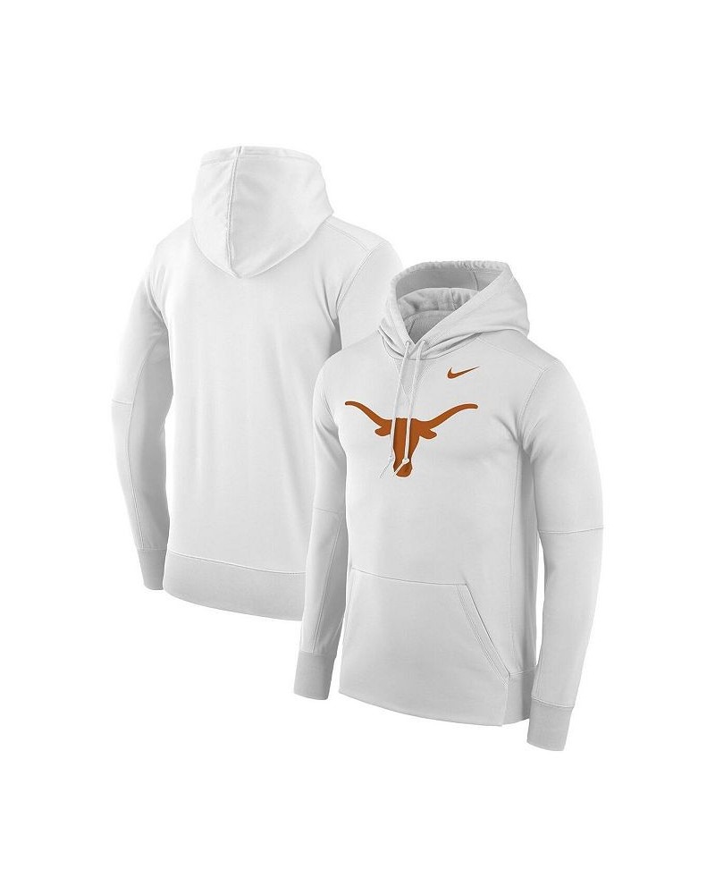 Men's White Texas Longhorns Performance Pullover Hoodie $43.20 Sweatshirt