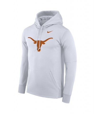 Men's White Texas Longhorns Performance Pullover Hoodie $43.20 Sweatshirt