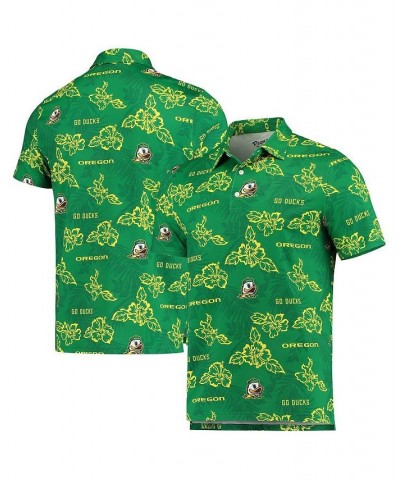 Men's Green Oregon Ducks Performance Polo Shirt $45.00 Polo Shirts