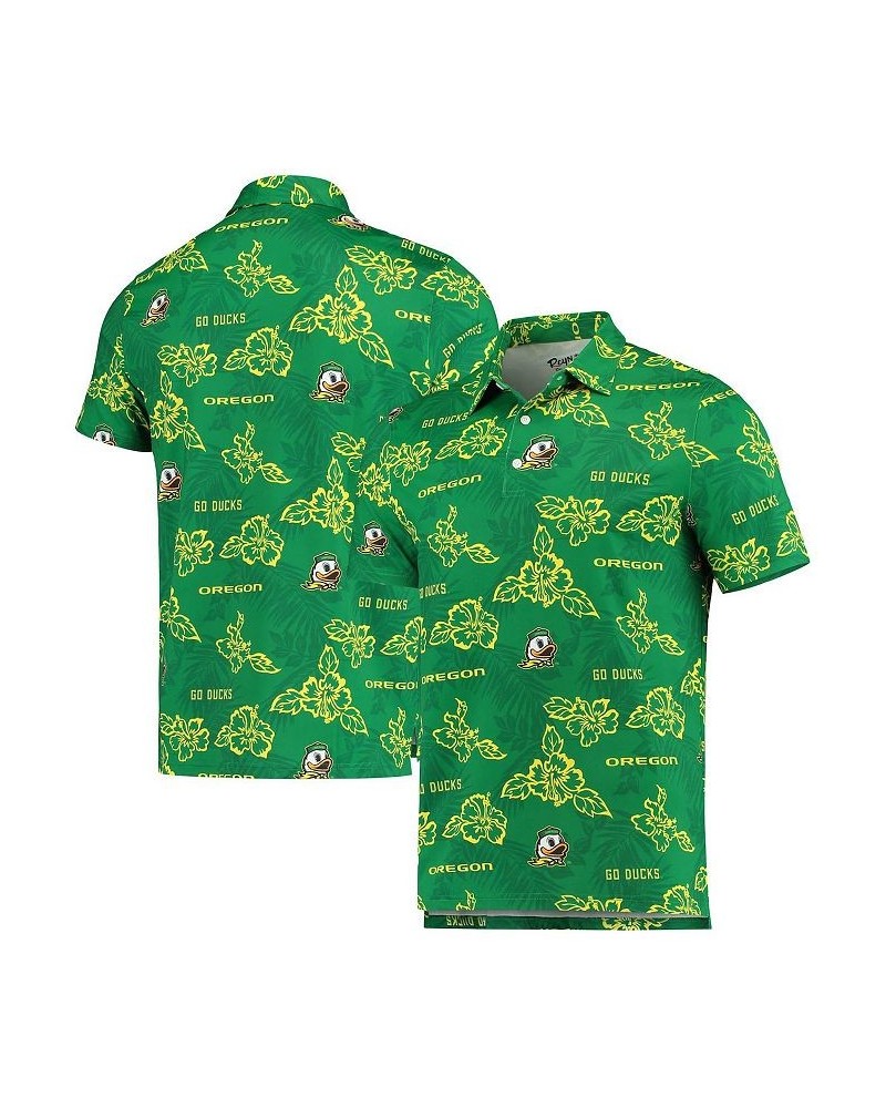 Men's Green Oregon Ducks Performance Polo Shirt $45.00 Polo Shirts