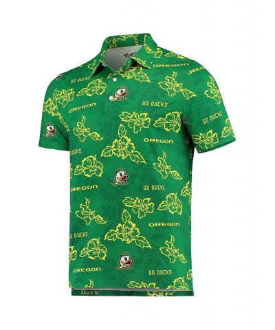 Men's Green Oregon Ducks Performance Polo Shirt $45.00 Polo Shirts