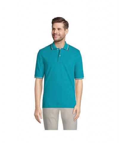 Men's Short Sleeve Comfort-First Mesh Polo Shirt Blue $31.87 Polo Shirts