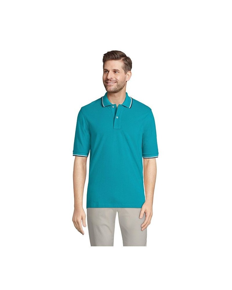 Men's Short Sleeve Comfort-First Mesh Polo Shirt Blue $31.87 Polo Shirts