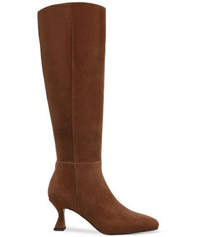 Leigh Sculpted Mid-Heel Tall Dress Boots PD02 $88.40 Shoes