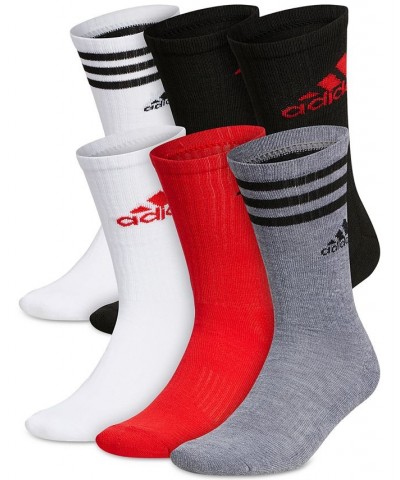 Men's Athletic Cushioned Mixed Crew Socks - 6pk. Black $12.69 Socks