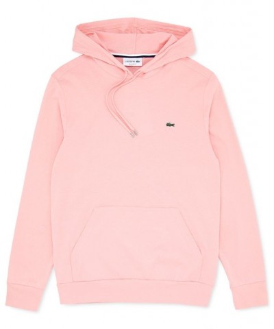 Hoodie Jersey Long Sleeve Tee Shirt with Kangaroo Pocket Pink $54.00 T-Shirts