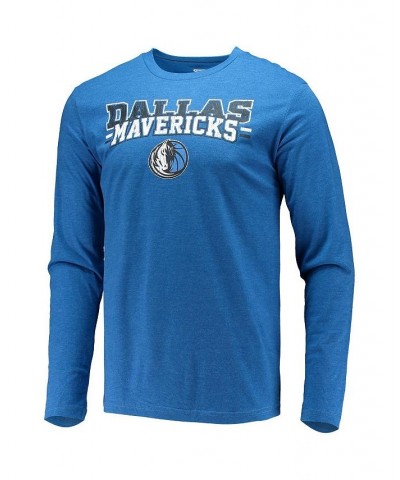 Men's Black, Blue Dallas Mavericks Long Sleeve T-shirt and Pants Sleep Set $32.44 Pajama