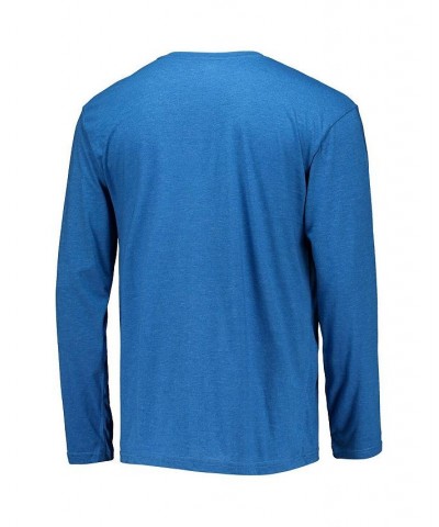 Men's Black, Blue Dallas Mavericks Long Sleeve T-shirt and Pants Sleep Set $32.44 Pajama