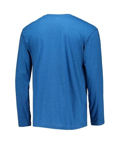 Men's Black, Blue Dallas Mavericks Long Sleeve T-shirt and Pants Sleep Set $32.44 Pajama