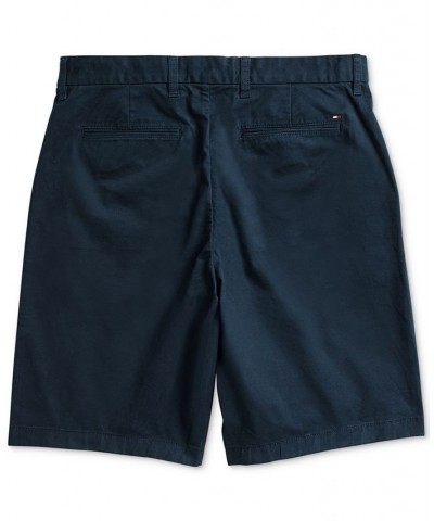 Men's 10" Classic-Fit Stretch Chino Shorts with Magnetic Zipper Gray $33.79 Shorts