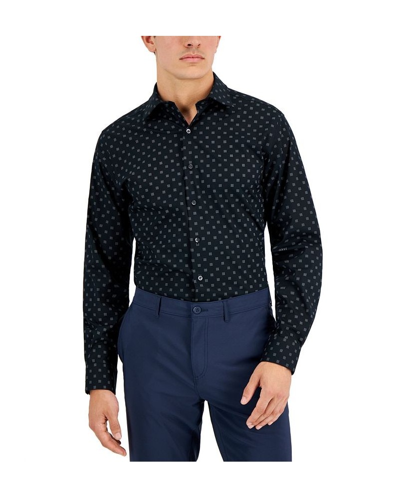 Men's Slim Fit 2-Way Stretch Stain Resistant Dress Shirt Multi $18.36 Dress Shirts