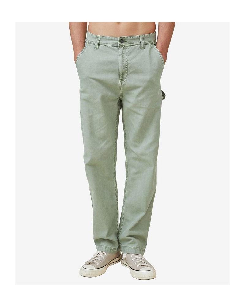 Men's Loose Fit Pants Green $30.00 Pants