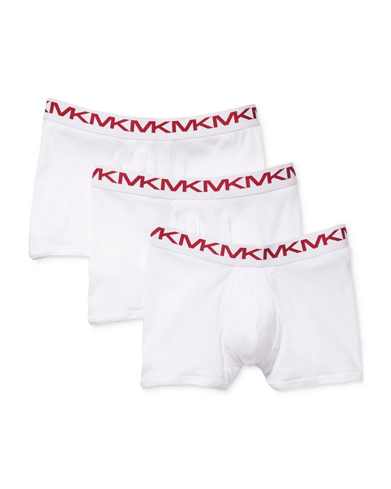 Men's Performance Cotton Boxer Briefs, 3-Pack White $21.53 Underwear