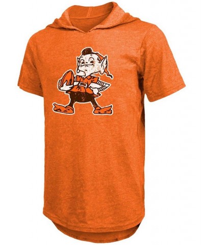 Men's Baker Mayfield Orange Cleveland Browns Player Name Number Tri-Blend Hoodie T-shirt $29.06 T-Shirts