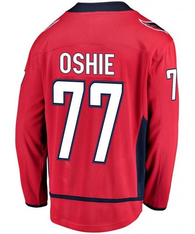 Men's TJ Oshie Red Washington Capitals Breakaway Player Jersey $86.95 Jersey