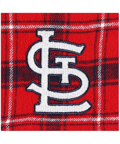 Men's Red, Navy St. Louis Cardinals Ledger Flannel Boxers $17.50 Underwear