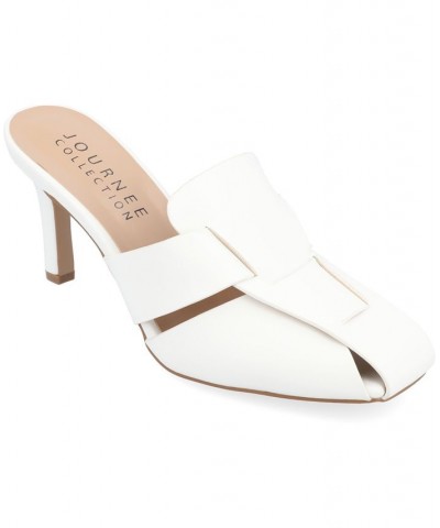 Women's Tristin Slip-on Heels White $47.50 Shoes