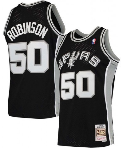 Men's David Robinson Black San Antonio Spurs Hardwood Classics 1998-99 Swingman Jersey $43.50 Jersey