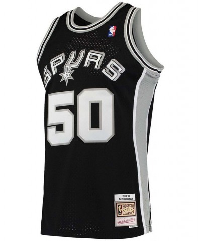 Men's David Robinson Black San Antonio Spurs Hardwood Classics 1998-99 Swingman Jersey $43.50 Jersey