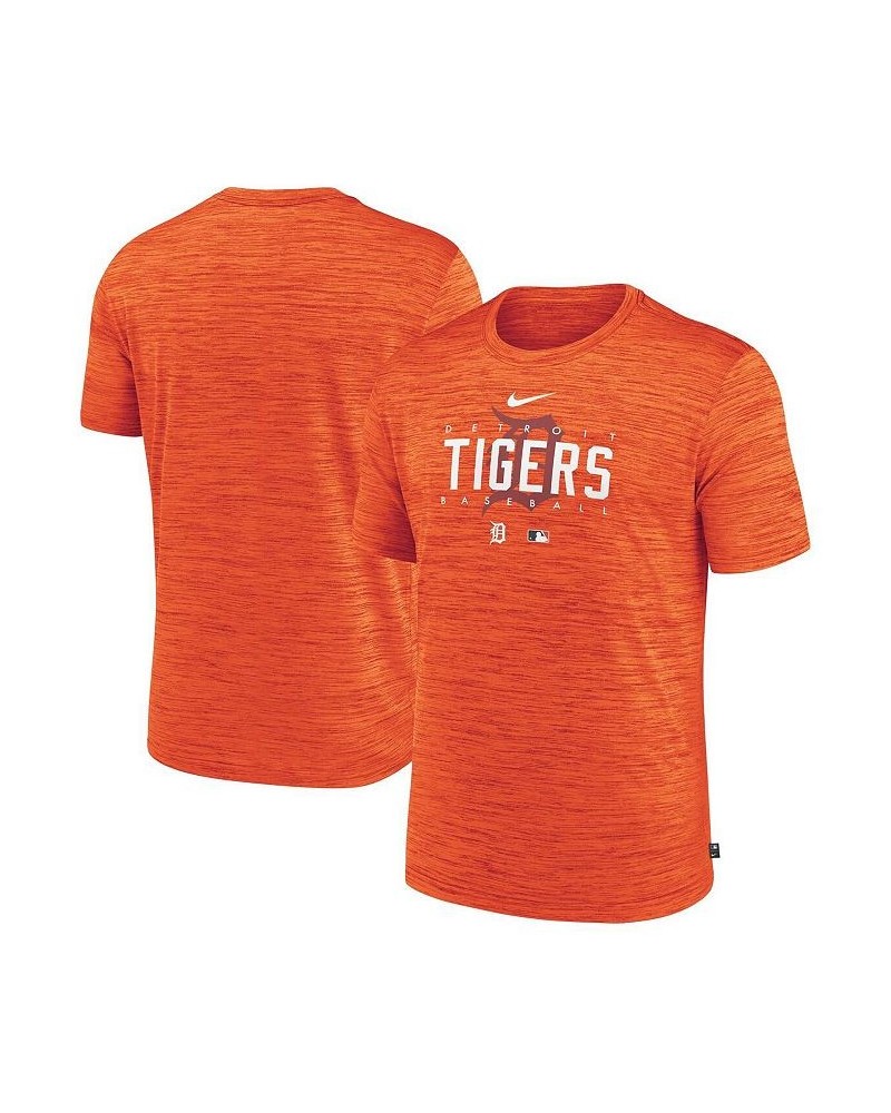 Men's Orange Detroit Tigers Authentic Collection Velocity Performance Practice T-shirt $22.50 T-Shirts