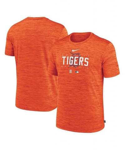 Men's Orange Detroit Tigers Authentic Collection Velocity Performance Practice T-shirt $22.50 T-Shirts