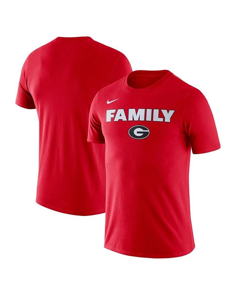 Men's Red Georgia Bulldogs Family T-shirt $12.32 T-Shirts