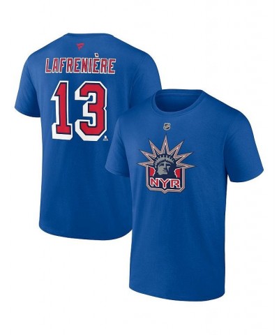 Men's Branded Alexis Lafreniere Royal New York Rangers Special Edition 2.0 Name and Number T-shirt $19.07 T-Shirts