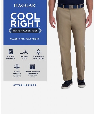 Cool Right Performance Flex Classic Fit Flat Front Pant Dark Grey Heather $24.75 Pants