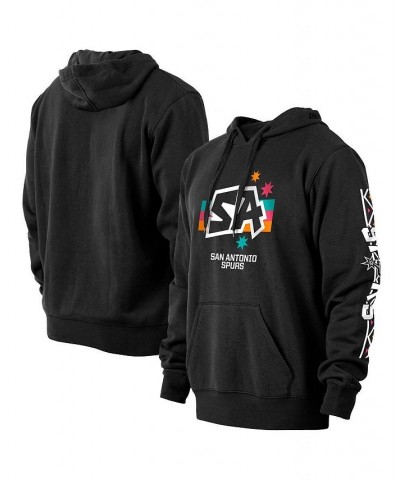 Men's Black San Antonio Spurs 2022/23 City Edition Big and Tall Pullover Hoodie $32.34 Sweatshirt