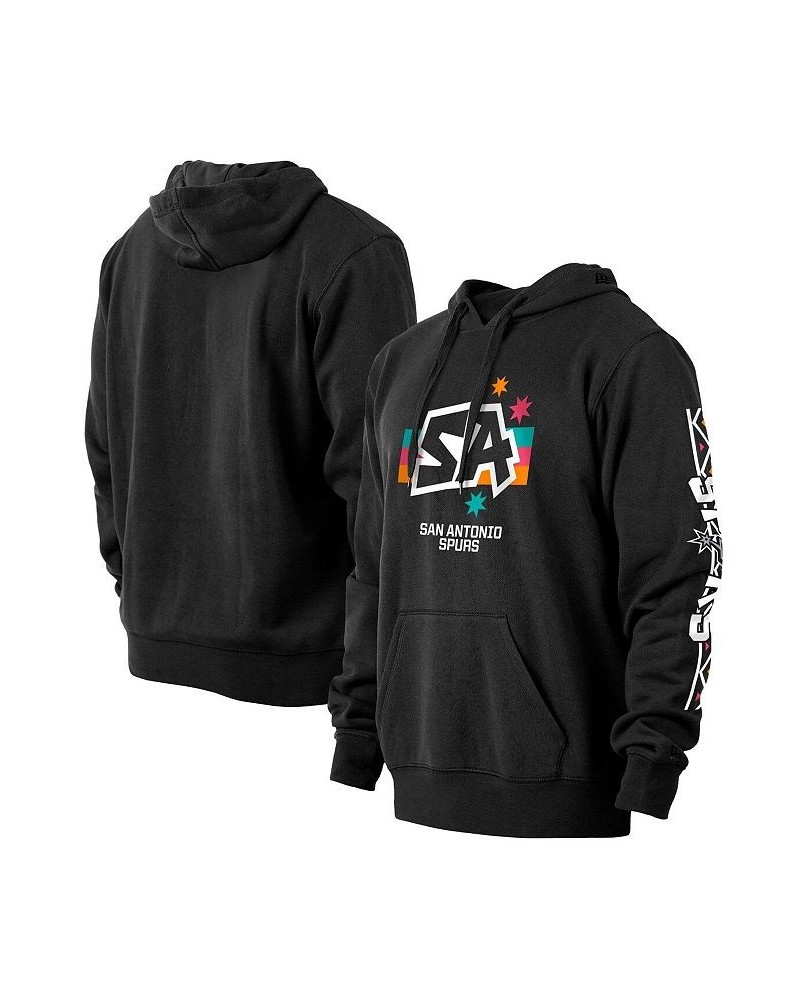 Men's Black San Antonio Spurs 2022/23 City Edition Big and Tall Pullover Hoodie $32.34 Sweatshirt