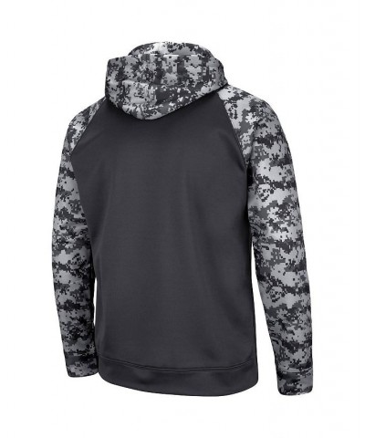 Men's Charcoal Colorado Buffaloes OHT Military-Inspired Appreciation Digital Camo Pullover Hoodie $30.75 Sweatshirt