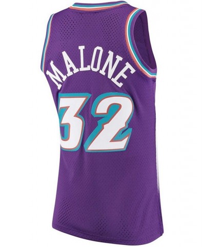 Men's Karl Malone Purple Utah Jazz 1996-97 Hardwood Classics Swingman Jersey $71.05 Jersey