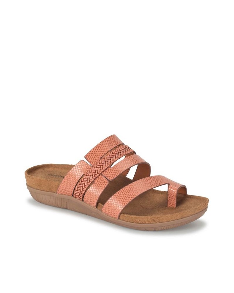 Women's Jorry Slide Sandal Red $38.71 Shoes