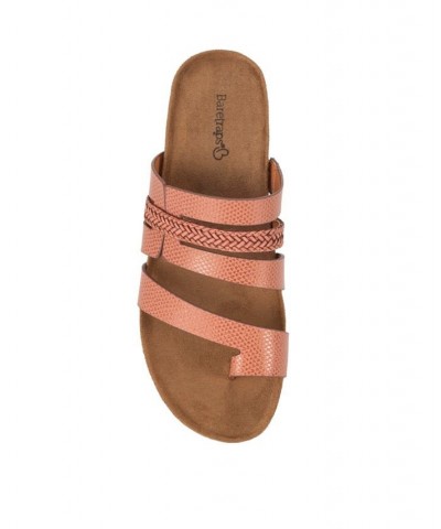 Women's Jorry Slide Sandal Red $38.71 Shoes