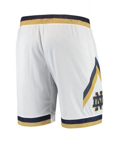 Men's White Notre Dame Fighting Irish Replica Basketball Short $42.11 Shorts