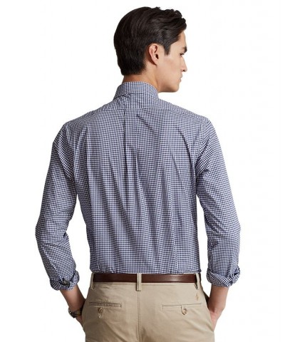 Men's Slim Fit Poplin Shirt Purple $41.85 Shirts