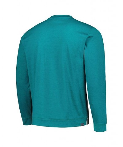 Men's Teal THE PLAYERS CLOUDSPUN Color-Block Pullover Sweatshirt $44.10 Sweatshirt