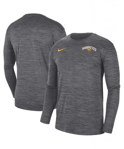 Men's Black Iowa Hawkeyes 2022 Sideline Game Day Velocity Performance Long Sleeve T-shirt $30.79 T-Shirts