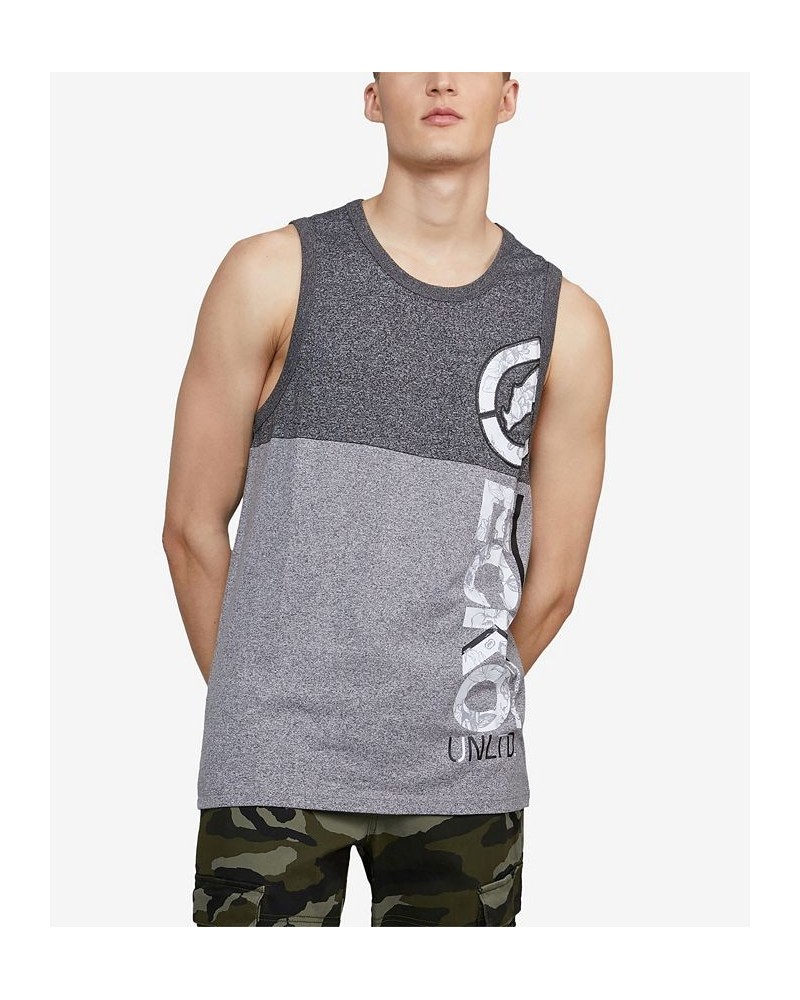 Men's Big and Tall Halfsies Tank Top Multi $25.92 T-Shirts