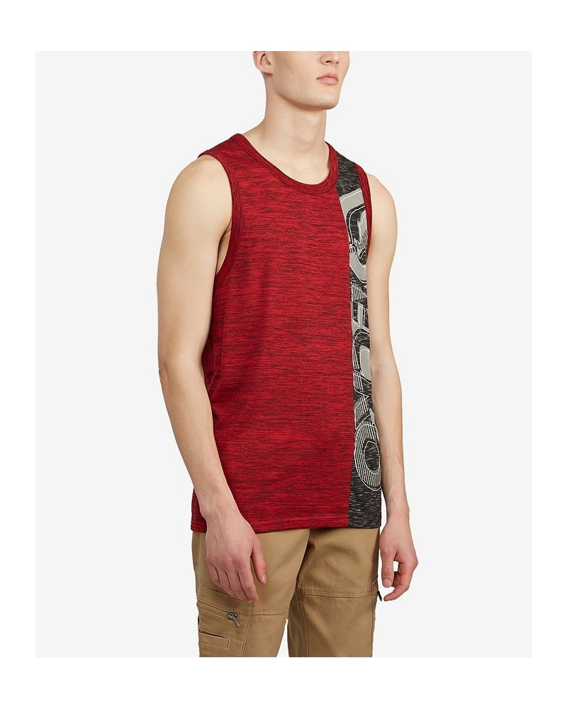 Men's Side Swipe Tank Top Red $22.08 T-Shirts