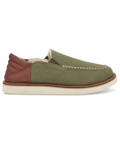 Men's Cozy Vibe Low SM Collapsible Heel Slippers Green $43.70 Shoes