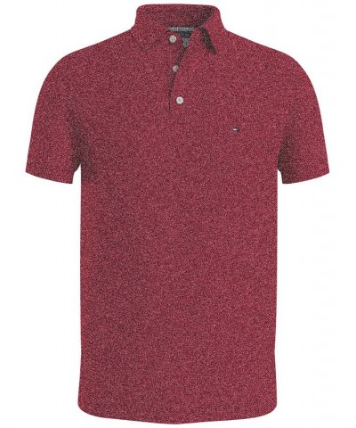 Men's TH Flex Slim Fit Short-Sleeve Polo Red $38.16 Polo Shirts