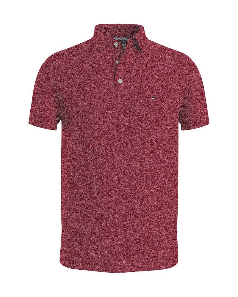 Men's TH Flex Slim Fit Short-Sleeve Polo Red $38.16 Polo Shirts